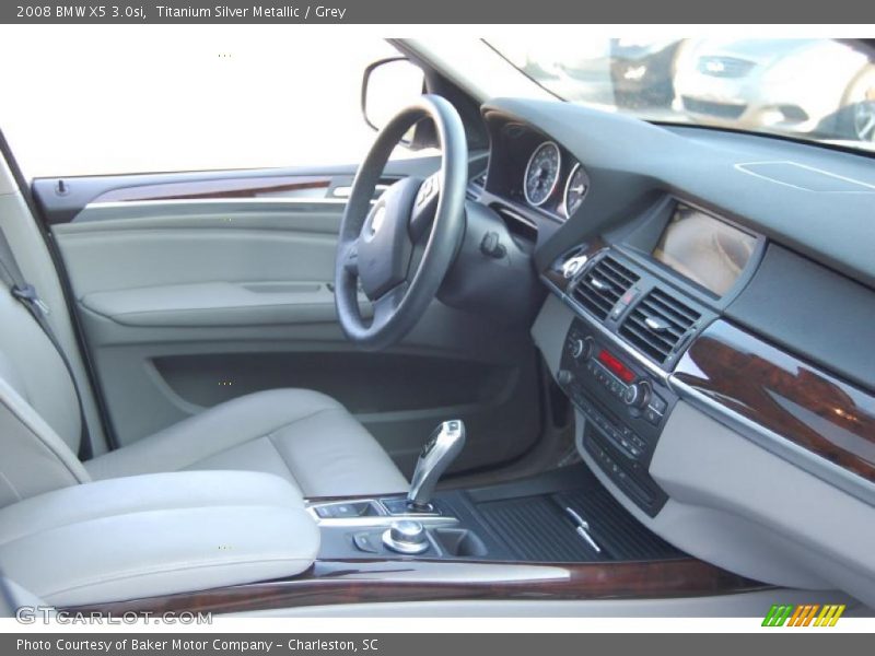 Titanium Silver Metallic / Grey 2008 BMW X5 3.0si