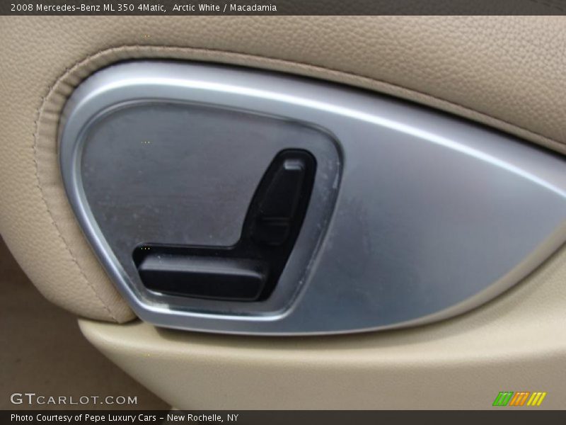 Arctic White / Macadamia 2008 Mercedes-Benz ML 350 4Matic
