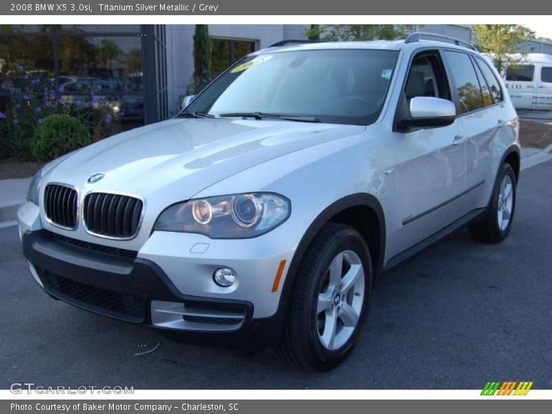 Titanium Silver Metallic / Grey 2008 BMW X5 3.0si