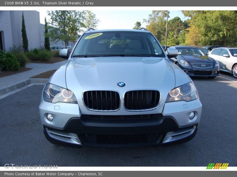 Titanium Silver Metallic / Grey 2008 BMW X5 3.0si