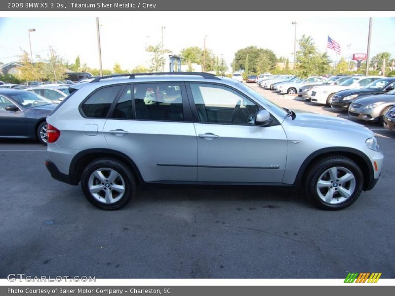 Titanium Silver Metallic / Grey 2008 BMW X5 3.0si