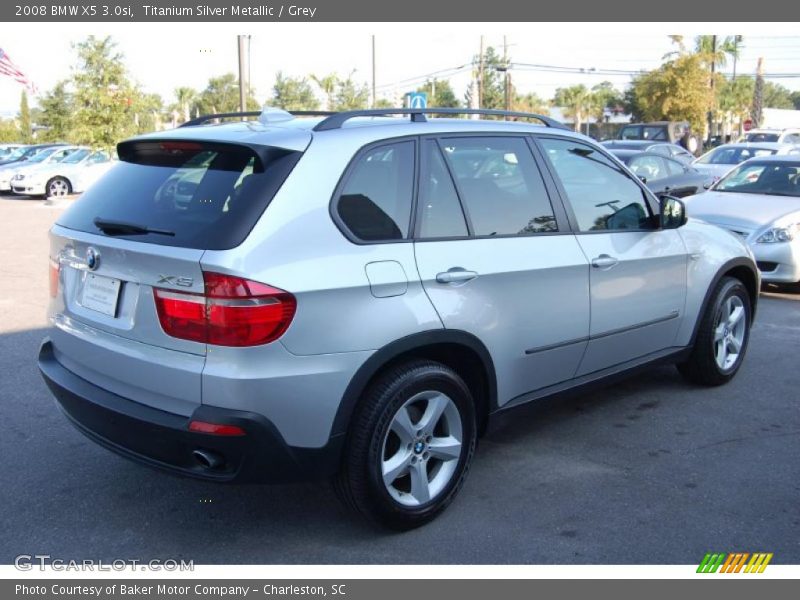 Titanium Silver Metallic / Grey 2008 BMW X5 3.0si