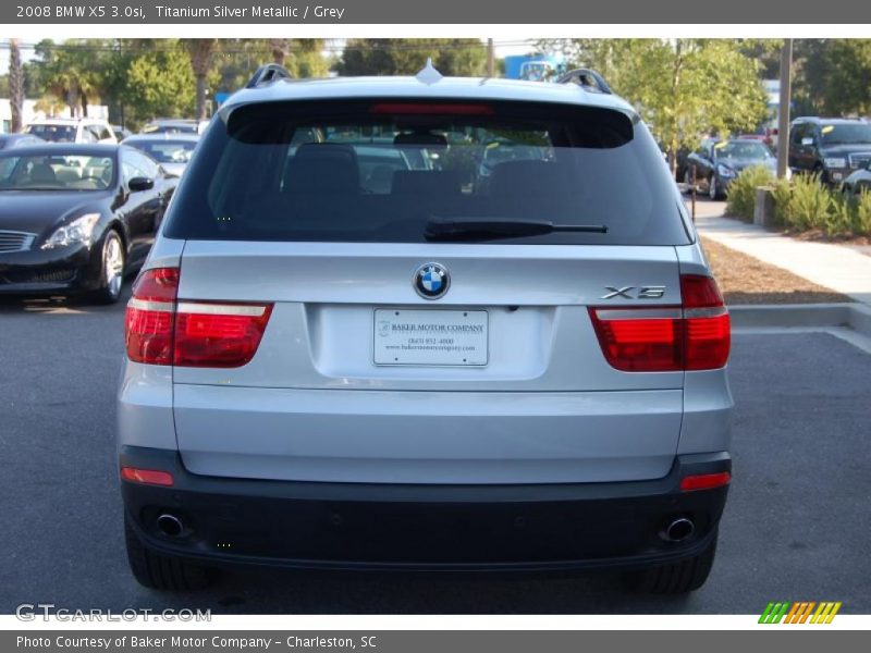 Titanium Silver Metallic / Grey 2008 BMW X5 3.0si