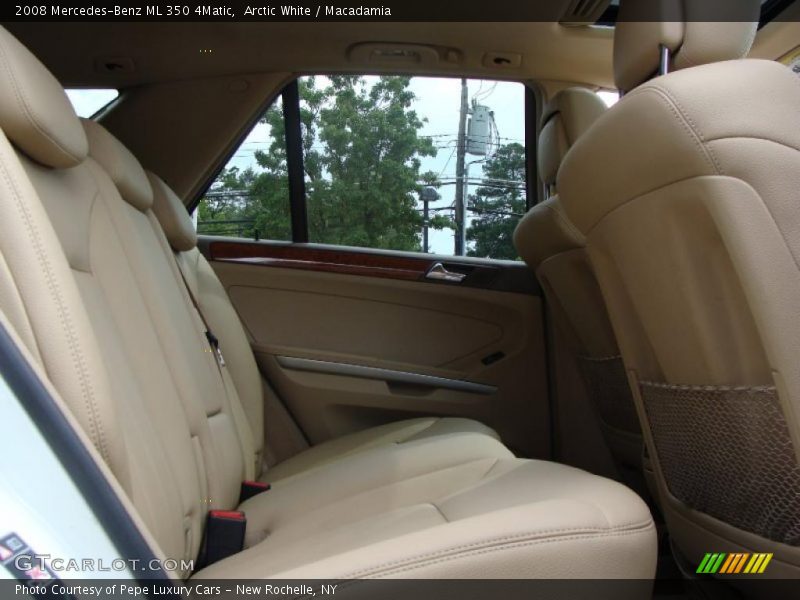 Arctic White / Macadamia 2008 Mercedes-Benz ML 350 4Matic