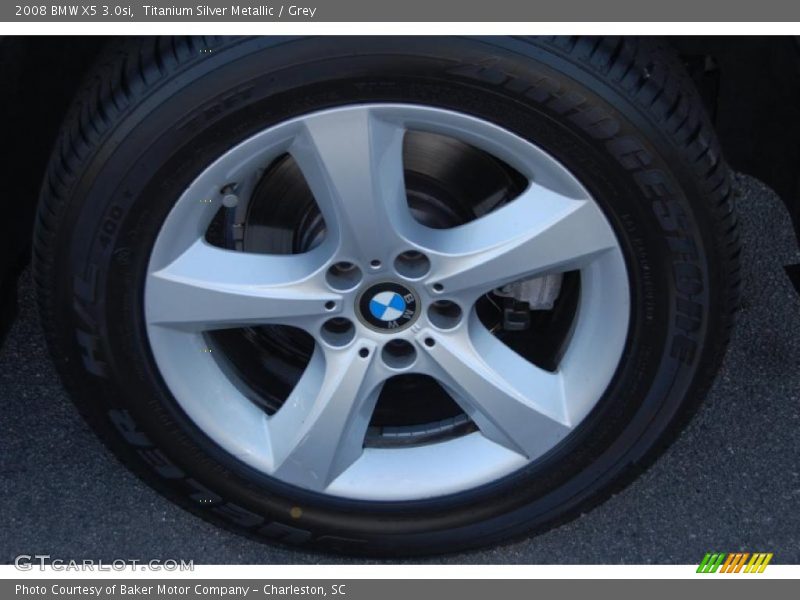 Titanium Silver Metallic / Grey 2008 BMW X5 3.0si