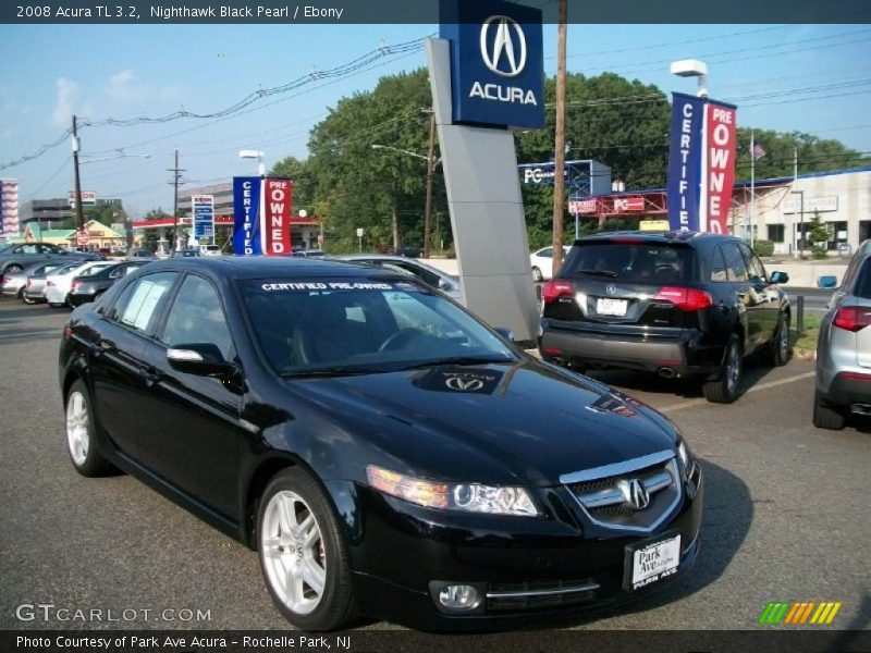 Nighthawk Black Pearl / Ebony 2008 Acura TL 3.2
