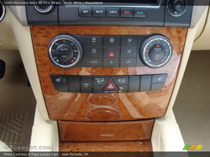 Arctic White / Macadamia 2008 Mercedes-Benz ML 350 4Matic