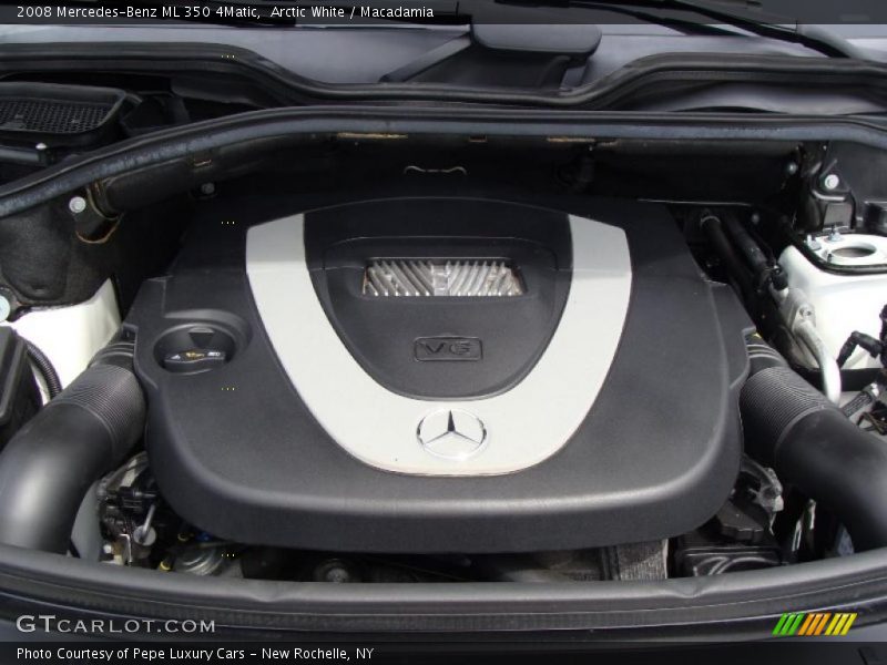 Arctic White / Macadamia 2008 Mercedes-Benz ML 350 4Matic