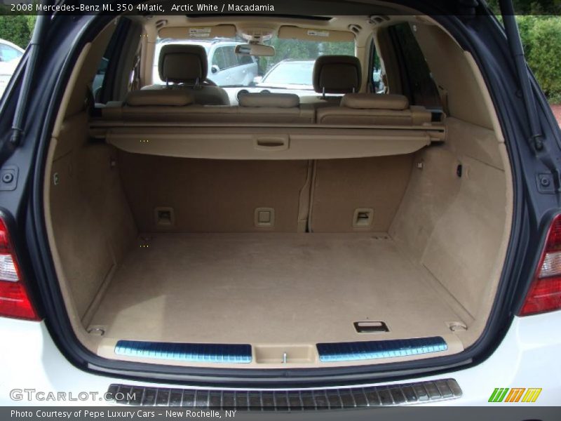 Arctic White / Macadamia 2008 Mercedes-Benz ML 350 4Matic