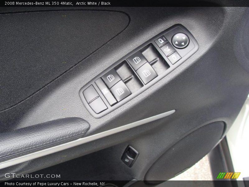 Arctic White / Black 2008 Mercedes-Benz ML 350 4Matic