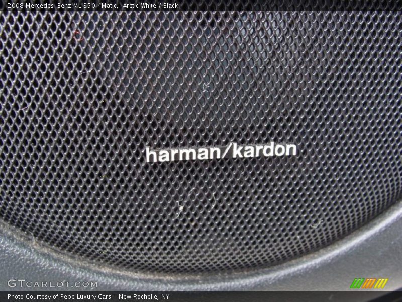 Arctic White / Black 2008 Mercedes-Benz ML 350 4Matic