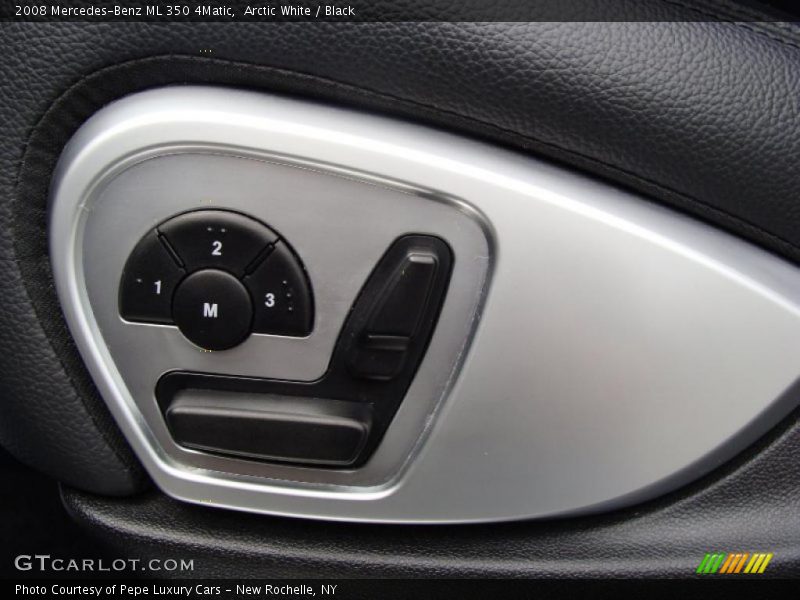 Arctic White / Black 2008 Mercedes-Benz ML 350 4Matic