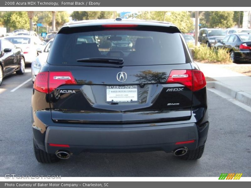 Formal Black / Ebony 2008 Acura MDX Technology