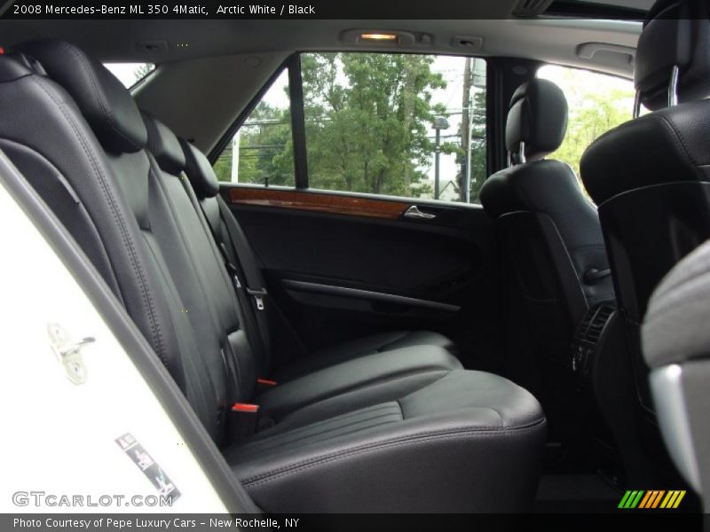 Arctic White / Black 2008 Mercedes-Benz ML 350 4Matic
