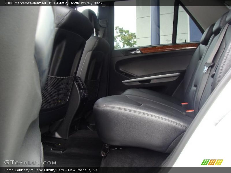 Arctic White / Black 2008 Mercedes-Benz ML 350 4Matic