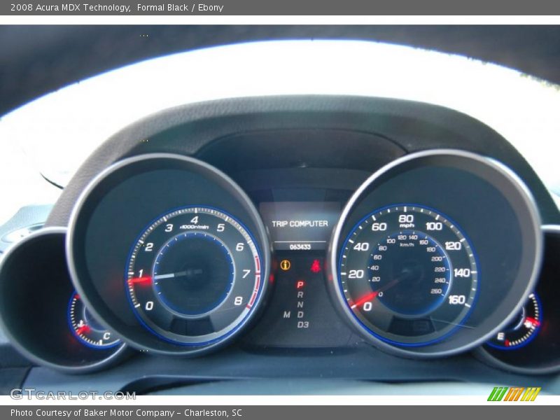Formal Black / Ebony 2008 Acura MDX Technology