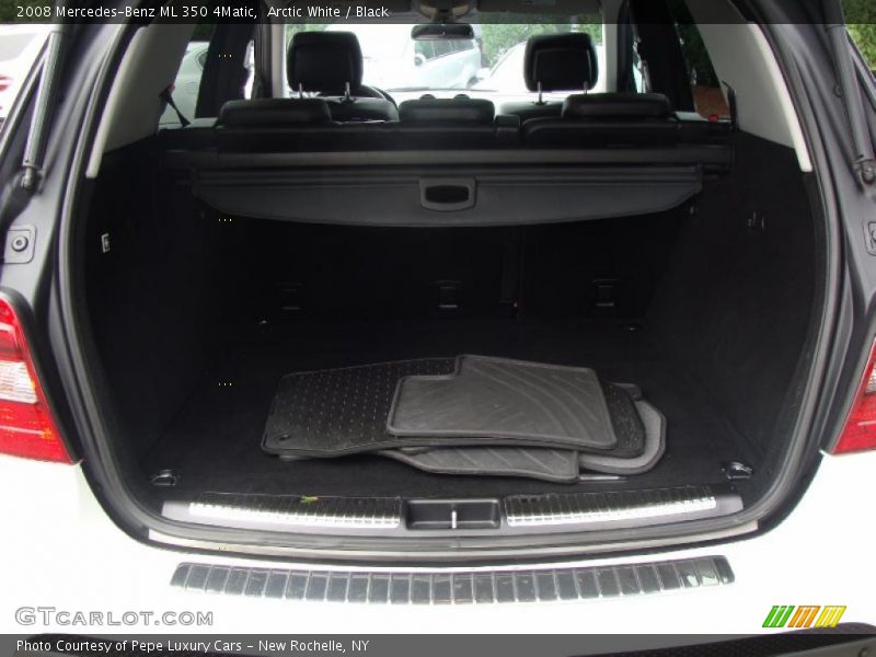 Arctic White / Black 2008 Mercedes-Benz ML 350 4Matic