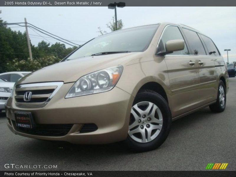Desert Rock Metallic / Ivory 2005 Honda Odyssey EX-L