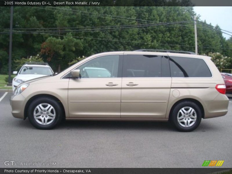 Desert Rock Metallic / Ivory 2005 Honda Odyssey EX-L