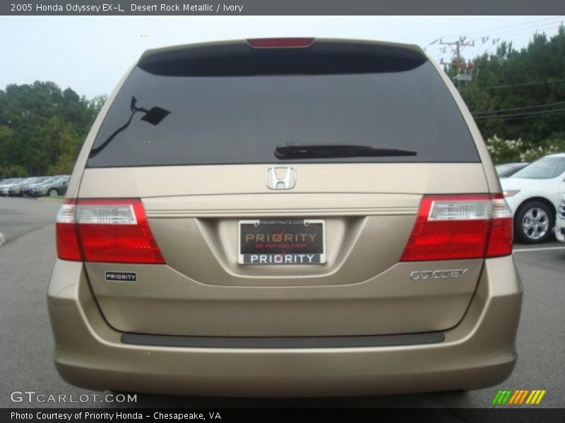 Desert Rock Metallic / Ivory 2005 Honda Odyssey EX-L