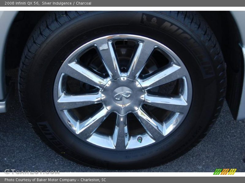 Silver Indulgence / Charcoal 2008 Infiniti QX 56