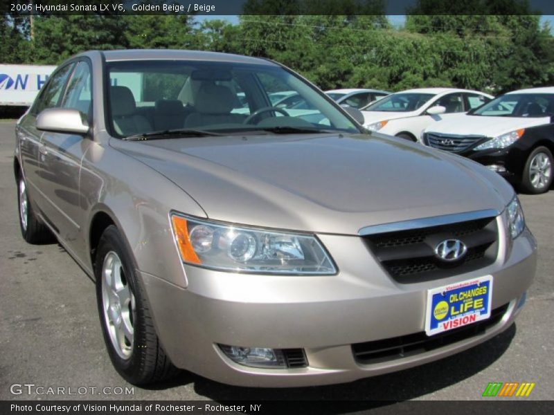 Golden Beige / Beige 2006 Hyundai Sonata LX V6