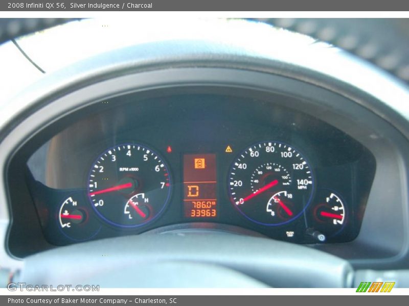 Silver Indulgence / Charcoal 2008 Infiniti QX 56