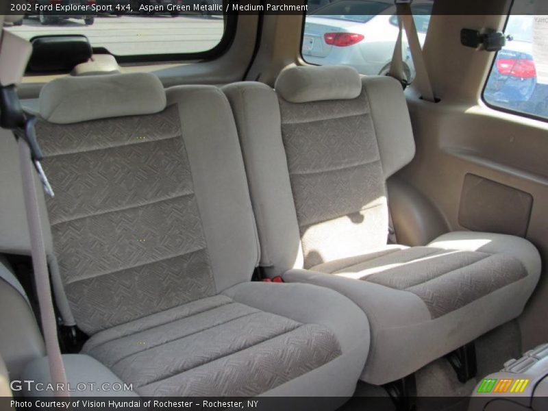 Aspen Green Metallic / Medium Parchment 2002 Ford Explorer Sport 4x4