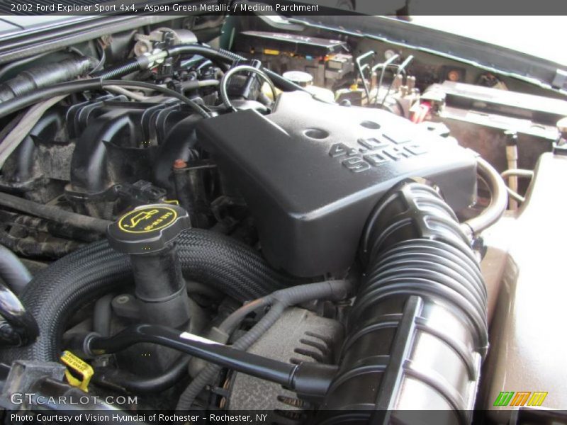 Aspen Green Metallic / Medium Parchment 2002 Ford Explorer Sport 4x4