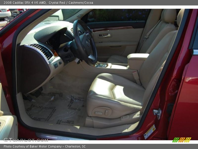 Crystal Red / Cashmere/Cocoa 2008 Cadillac SRX 4 V6 AWD