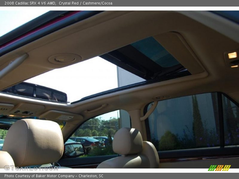 Crystal Red / Cashmere/Cocoa 2008 Cadillac SRX 4 V6 AWD