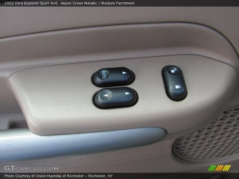 Aspen Green Metallic / Medium Parchment 2002 Ford Explorer Sport 4x4