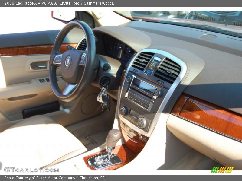 Crystal Red / Cashmere/Cocoa 2008 Cadillac SRX 4 V6 AWD