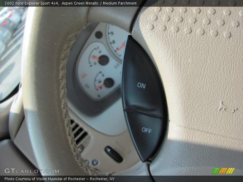 Aspen Green Metallic / Medium Parchment 2002 Ford Explorer Sport 4x4