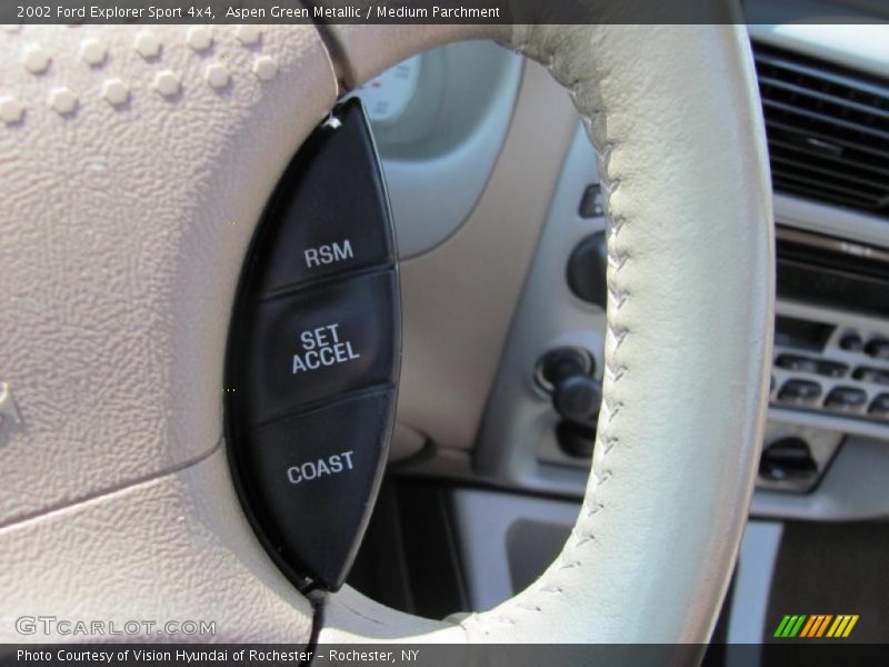 Aspen Green Metallic / Medium Parchment 2002 Ford Explorer Sport 4x4