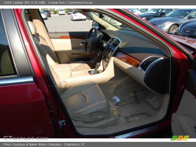 Crystal Red / Cashmere/Cocoa 2008 Cadillac SRX 4 V6 AWD