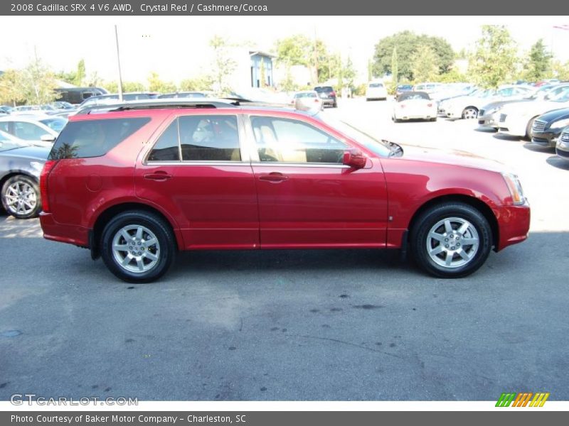 Crystal Red / Cashmere/Cocoa 2008 Cadillac SRX 4 V6 AWD