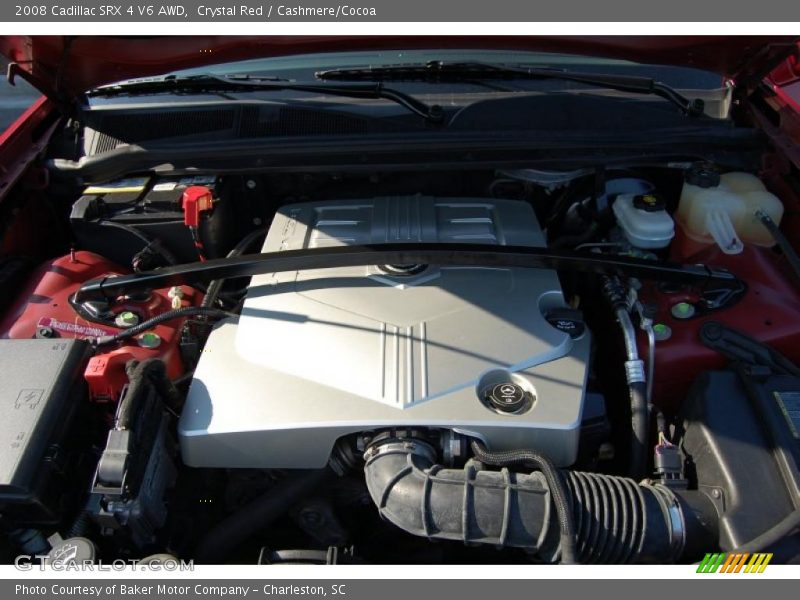 Crystal Red / Cashmere/Cocoa 2008 Cadillac SRX 4 V6 AWD