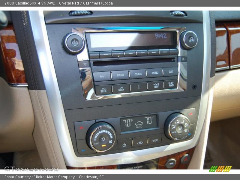 Crystal Red / Cashmere/Cocoa 2008 Cadillac SRX 4 V6 AWD