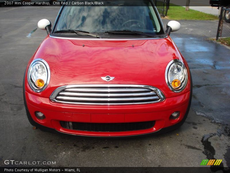 Chili Red / Carbon Black/Black 2007 Mini Cooper Hardtop