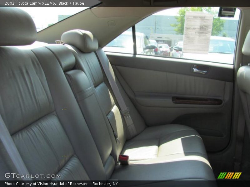 Black / Taupe 2002 Toyota Camry XLE V6