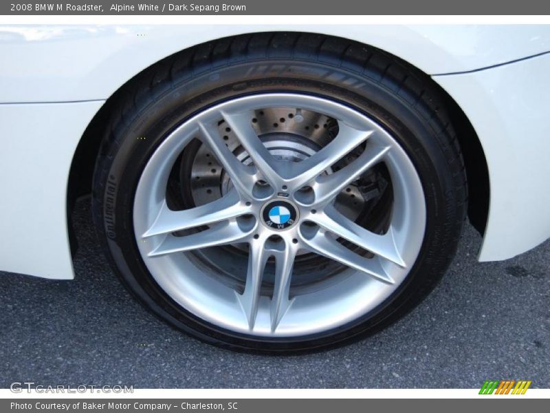 Alpine White / Dark Sepang Brown 2008 BMW M Roadster