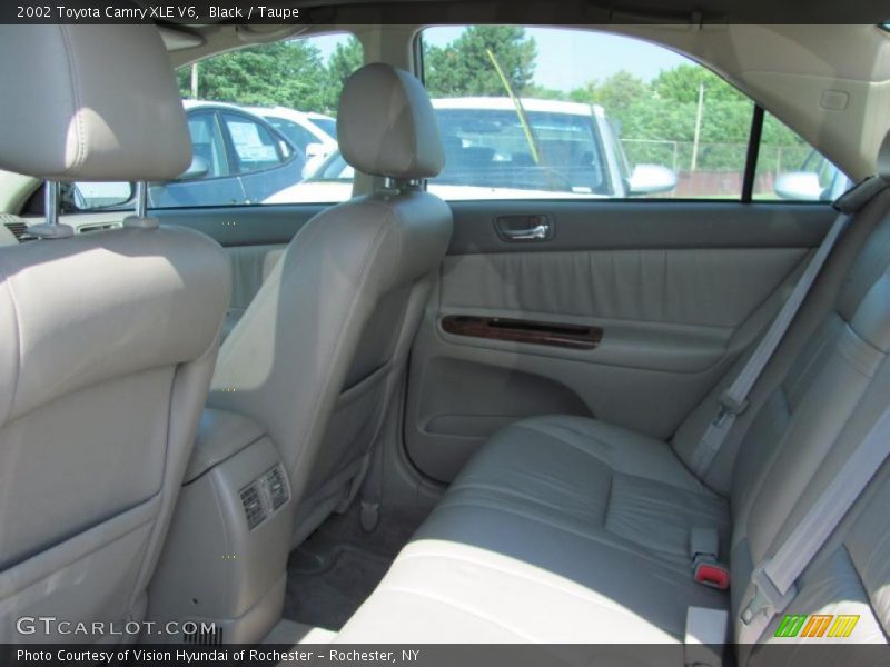 Black / Taupe 2002 Toyota Camry XLE V6