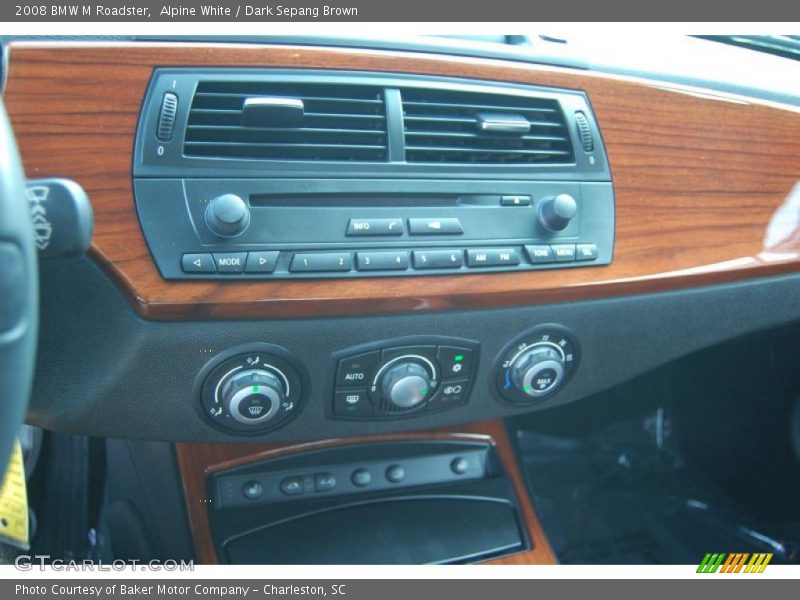 Alpine White / Dark Sepang Brown 2008 BMW M Roadster