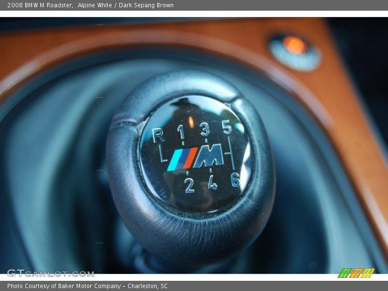 Alpine White / Dark Sepang Brown 2008 BMW M Roadster