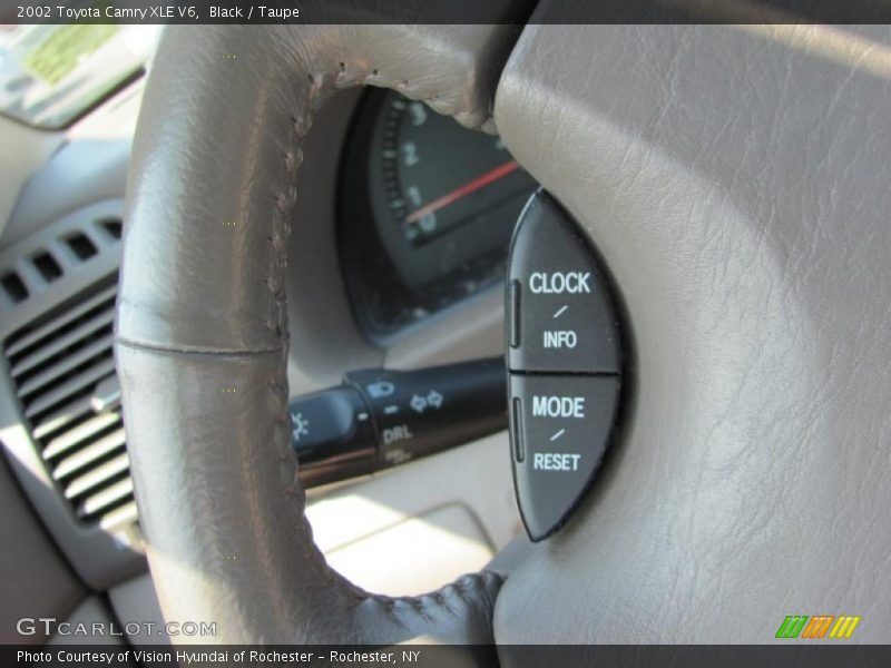 Black / Taupe 2002 Toyota Camry XLE V6
