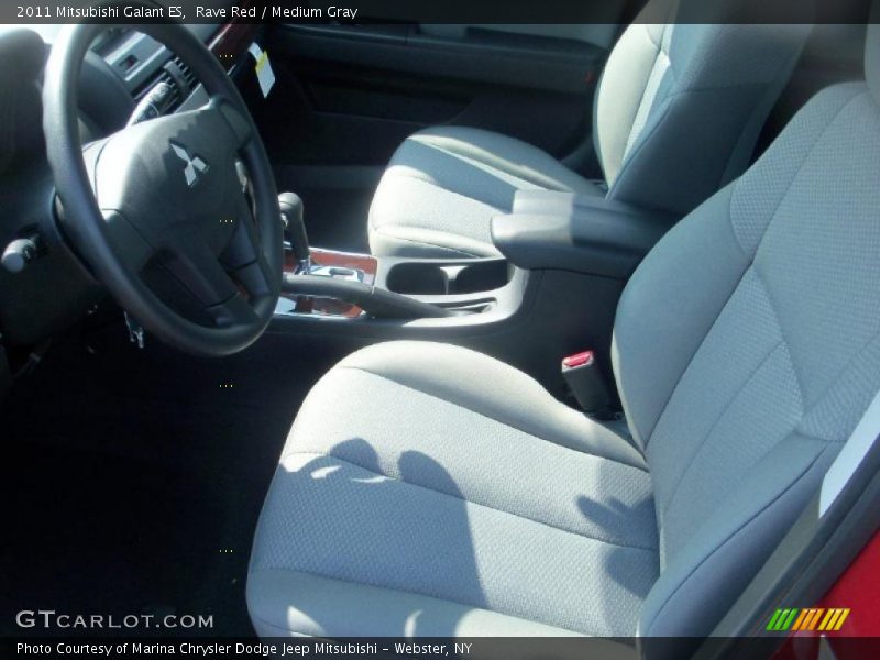 Rave Red / Medium Gray 2011 Mitsubishi Galant ES