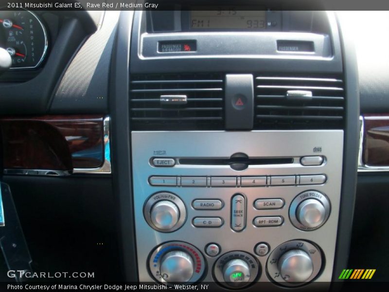 Rave Red / Medium Gray 2011 Mitsubishi Galant ES
