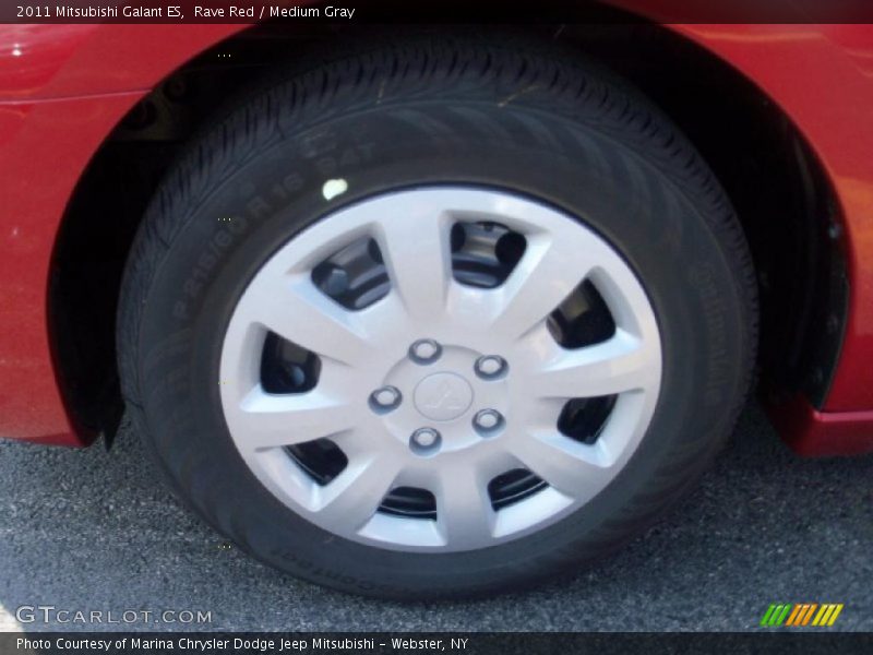 Rave Red / Medium Gray 2011 Mitsubishi Galant ES