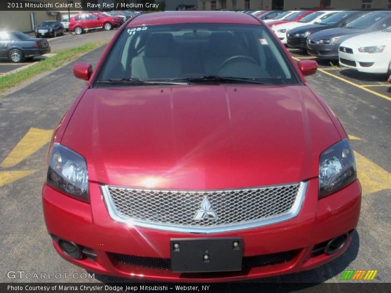 Rave Red / Medium Gray 2011 Mitsubishi Galant ES